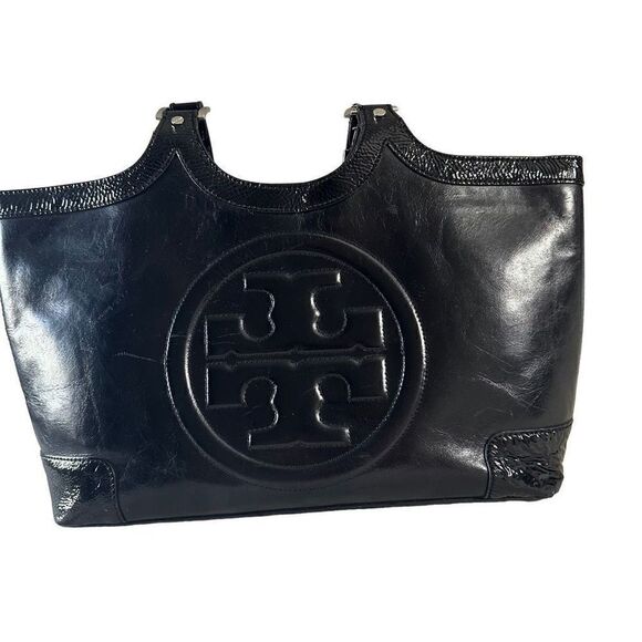 Tory Burch Bombe Leather Tote - Picture 1 of 9